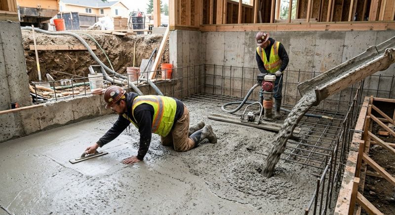 Basement Concrete Installation in Canton, GA