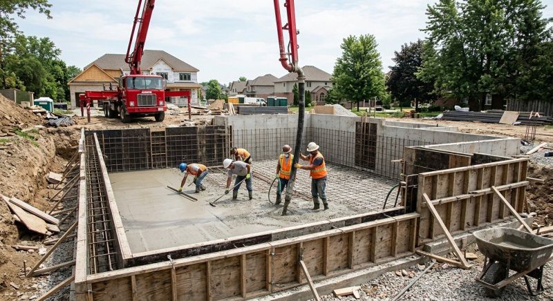 Basement Concrete Installation in Woodstock, GA