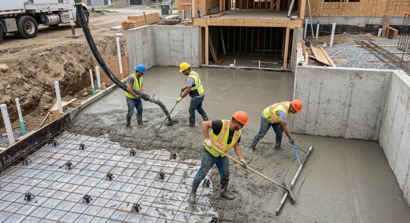 Basement Concrete Pouring in Woodstock, GA