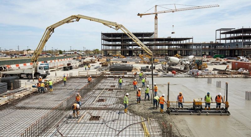 Commercial Slab Construction in Kennesaw, GA