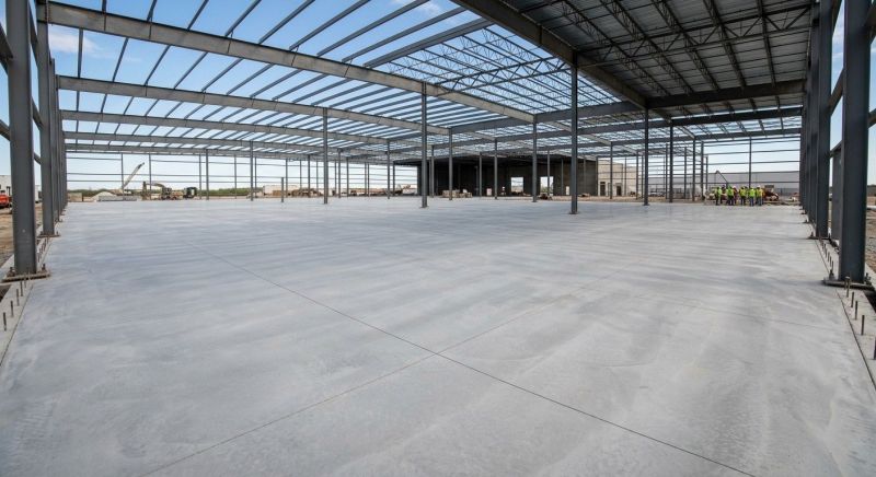 Commercial Slab Installation in Woodstock, GA