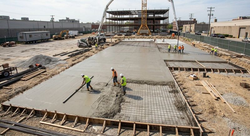 Commercial Slab Installation in Norcross, GA