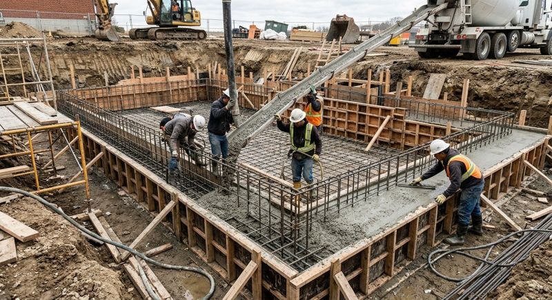 Concrete Basement Pouring in Woodstock, GA