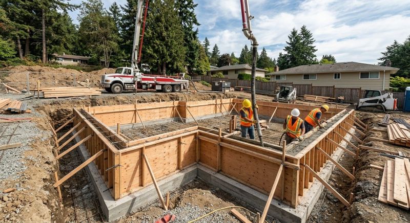 Concrete Foundation Installation in Canton, GA