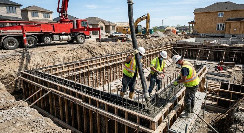 Concrete Foundation Pouring in Woodstock, GA