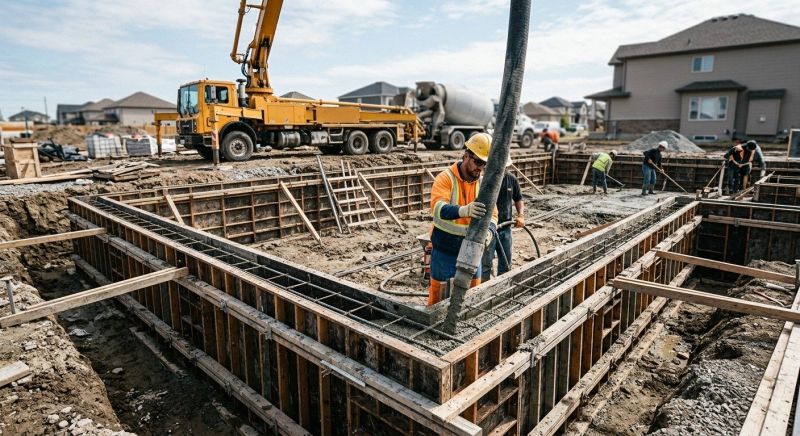 Foundation Wall Pouring in Canton, GA