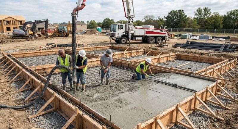 Foundation Wall Pouring in Duluth, GA