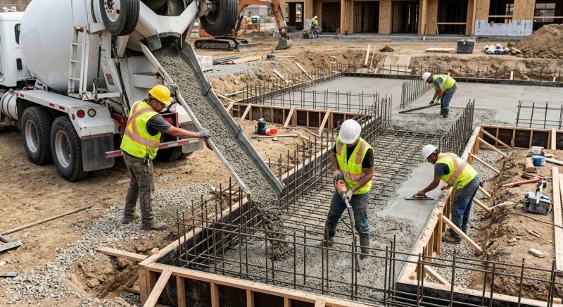 Foundation Wall Pouring in Forsyth County, GA