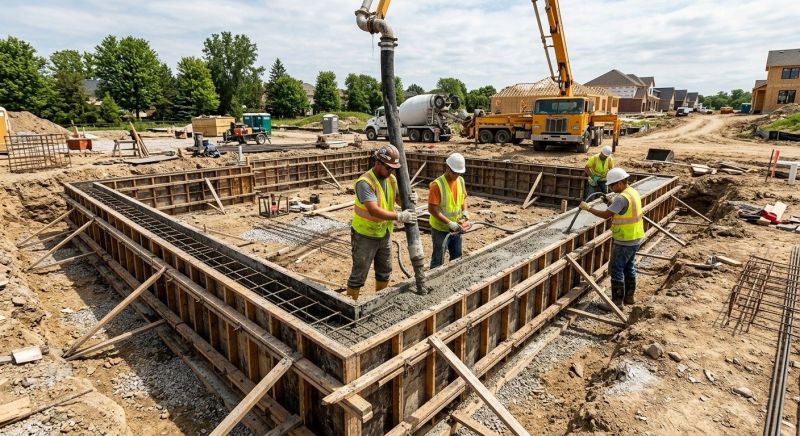 Foundation Wall Pouring in Smyrna, GA
