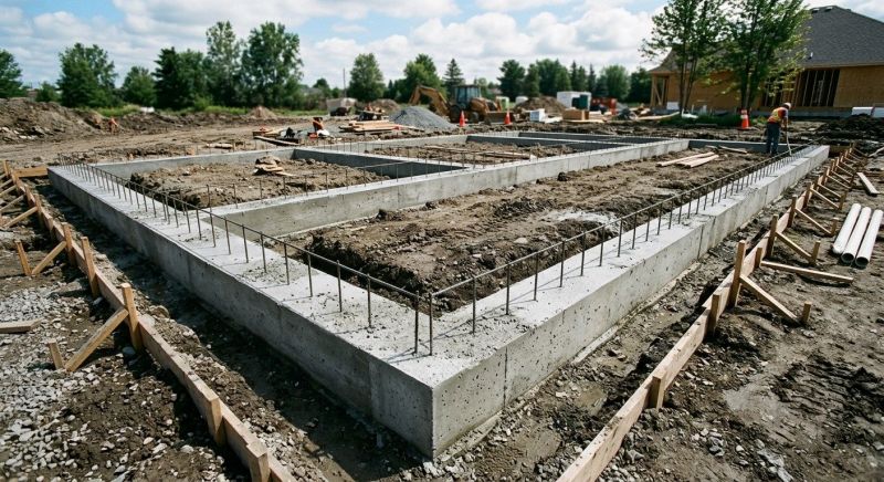 House Footing Construction in Woodstock, GA